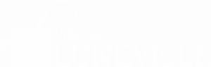Logo de la Ville de Lunéville - version blanche.