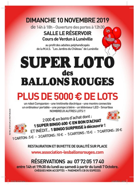 FLYER LOTO | Ville de Lunéville