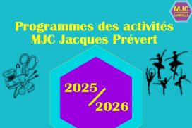 MJC : Programme des activités 2025-2026