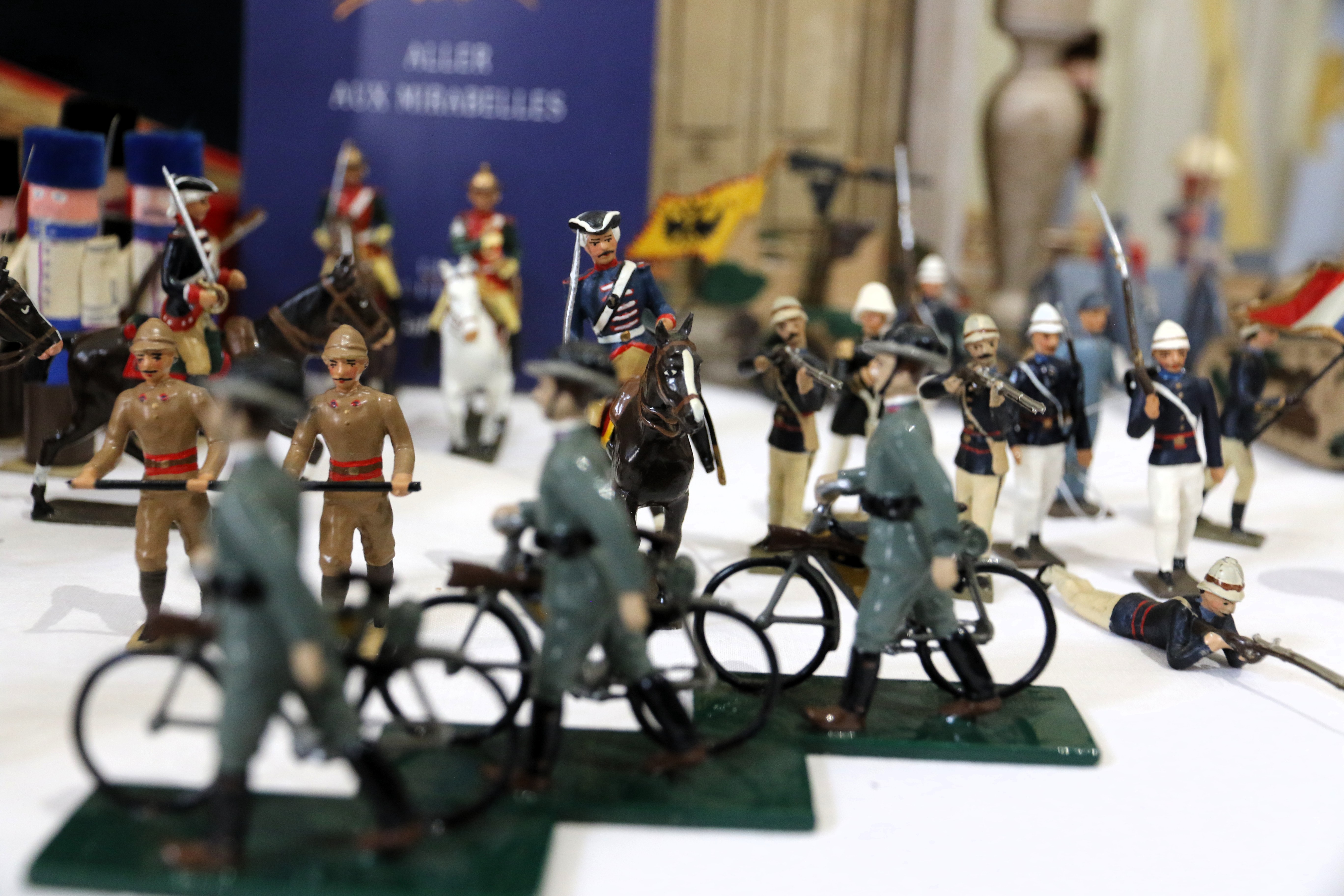 Les soldats de plomb et de bois de l'Hôtel abbatial